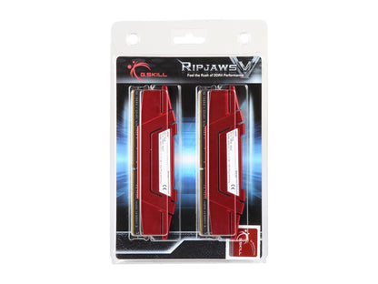 G.SKILL Ripjaws V Series 8GB (2 x 4GB) 288-Pin DDR4 SDRAM DDR4 2400 (PC4 19200) Desktop Memory Model F4-2400C17D-8GVR