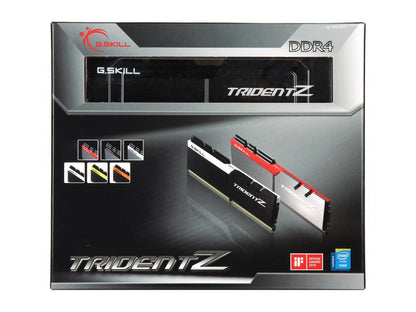 G.SKILL TridentZ Series 32GB (4 x 8GB) 288-Pin DDR4 SDRAM DDR4 4133 (PC4 33000) Intel Z370 / X299 Desktop Memory Model F4-4133C19Q-32GTZKKF