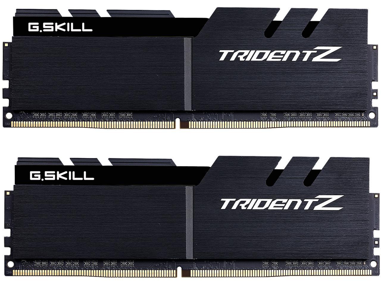 G.SKILL TridentZ Series 16GB (2 x 8GB) 288-Pin DDR4 SDRAM DDR4 4400 (PC4 35200) Intel Z370 Platform Desktop Memory Model F4-4400C19D-16GTZKK