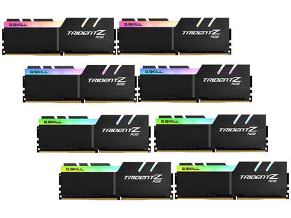 G.SKILL TridentZ RGB Series 128GB (8 x 16GB) 288-Pin DDR4 SDRAM DDR4 2933 (PC4 23400) AMD X399 Desktop Memory Model F4-2933C14Q2-128GTZRX