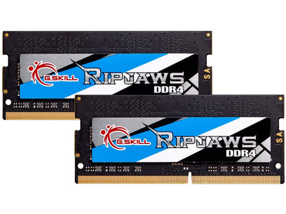 G.SKILL Ripjaws Series 16GB (2 x 8GB) 260-Pin DDR4 SO-DIMM DDR4 3200 (PC4 25600) Laptop Memory Model F4-3200C16D-16GRS