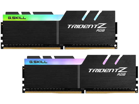 G.SKILL TridentZ RGB Series 32GB (2 x 16GB) 288-Pin DDR4 SDRAM DDR4 2400 (PC4 19200) AMD X370 / X399 Desktop Memory Model F4-2400C15D-32GTZRX
