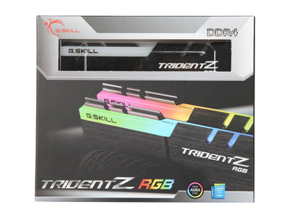 G.SKILL TridentZ RGB Series 32GB (2 x 16GB) 288-Pin DDR4 SDRAM DDR4 2400 (PC4 19200) AMD X370 / X399 Desktop Memory Model F4-2400C15D-32GTZRX