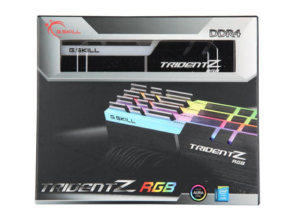 G.SKILL Trident Z RGB (For AMD) 64GB (4 x 16GB) 288-Pin DDR4 SDRAM DDR4 2400 (PC4 19200) AMD X370 / X399 Desktop Memory Model F4-2400C15Q-64GTZRX