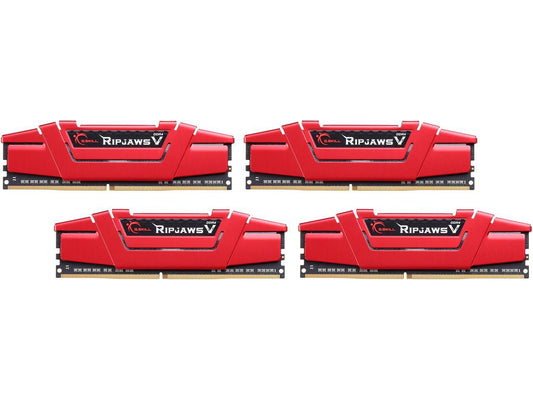 G.SKILL Ripjaws V Series 64GB (4 x 16GB) 288-Pin DDR4 SDRAM DDR4 3000 (PC4 24000) Desktop Memory Model F4-3000C16Q-64GVRB