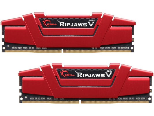 G.SKILL Ripjaws V Series 32GB (2 x 16GB) 288-Pin DDR4 SDRAM DDR4 3000 (PC4 24000) Desktop Memory Model F4-3000C16D-32GVRB