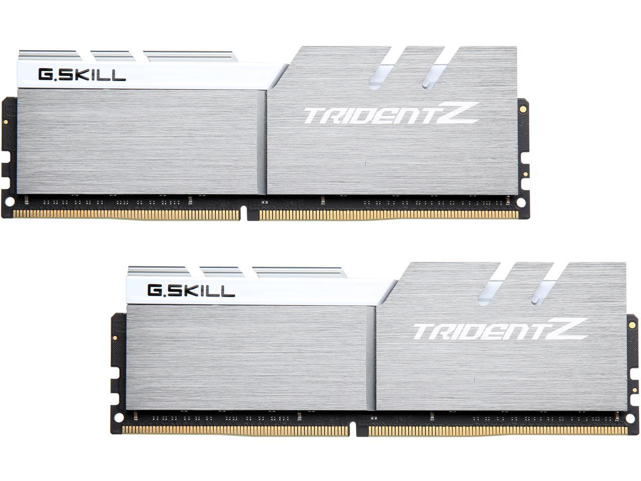 G.SKILL TridentZ Series 32GB (2 x 16GB) 288-Pin DDR4 SDRAM DDR4 3733 (PC4 29800) Intel Z370 Desktop Memory Model F4-3733C17D-32GTZSW