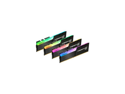 G.SKILL TridentZ RGB Series 64GB (4 x 16GB) 288-Pin DDR4 SDRAM DDR4 3733 (PC4 29800) Intel Z370 Desktop Memory Model F4-3733C17Q-64GTZR