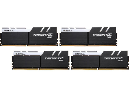 G.SKILL TridentZ RGB Series 64GB (4 x 16GB) 288-Pin DDR4 SDRAM DDR4 3733 (PC4 29800) Intel Z370 Desktop Memory Model F4-3733C17Q-64GTZR