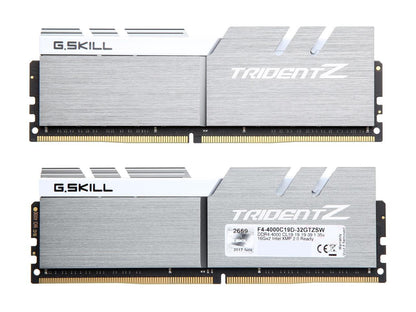 G.SKILL TridentZ Series 32GB (2 x 16GB) 288-Pin DDR4 SDRAM DDR4 4000 (PC4 32000) Intel Z370 Desktop Memory Model F4-4000C19D-32GTZSW