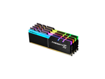 G.SKILL TridentZ RGB Series 32GB (4 x 8GB) 288-Pin DDR4 SDRAM DDR4 4133 (PC4 33000) Intel Z370 / X299 Desktop Memory Model F4-4133C19Q-32GTZRF