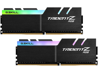 G.SKILL TridentZ RGB Series 16GB (2 x 8GB) 288-Pin DDR4 SDRAM DDR4 4000 (PC4 32000) Desktop Memory Model F4-4000C17D-16GTZR