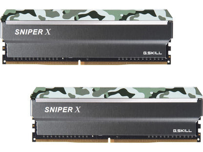 G.SKILL Sniper X Series 16GB (2 x 8GB) 288-Pin DDR4 SDRAM DDR4 3000 (PC4 24000) Intel X299 / Z370 / Z270 / Z170 Platform Desktop Memory Model F4-3000C16D-16GSXFB