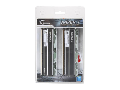 G.SKILL Sniper X Series 16GB (2 x 8GB) 288-Pin DDR4 SDRAM DDR4 3000 (PC4 24000) Intel X299 / Z370 / Z270 / Z170 Platform Desktop Memory Model F4-3000C16D-16GSXFB