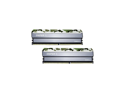 G.SKILL Sniper X Series 32GB (2 x 16GB) 288-Pin DDR4 SDRAM DDR4 3000 (PC4 24000) Intel X299 / Z370 / Z270 / Z170 Platform Desktop Memory Model F4-3000C16D-32GSXFB