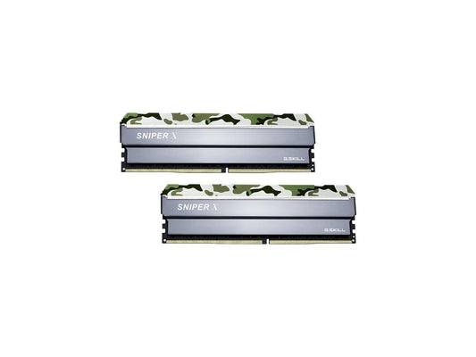 G.SKILL Sniper X Series 32GB (2 x 16GB) 288-Pin DDR4 SDRAM DDR4 3000 (PC4 24000) Intel X299 / Z370 / Z270 / Z170 Platform Desktop Memory Model F4-3000C16D-32GSXFB