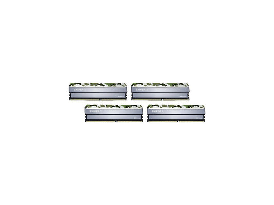 G.SKILL Sniper X Series 32GB (4 x 8GB) 288-Pin DDR4 SDRAM DDR4 3000 (PC4 24000) Intel X299 / X99 / Z370 / Z270 / Z170 Platform Desktop Memory Model F4-3000C16Q-32GSXFB