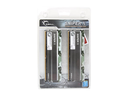 G.SKILL Sniper X Series 32GB (4 x 8GB) 288-Pin DDR4 SDRAM DDR4 3000 (PC4 24000) Intel X299 / X99 / Z370 / Z270 / Z170 Platform Desktop Memory Model F4-3000C16Q-32GSXFB