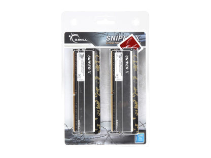 G.SKILL Sniper X Series 32GB (4 x 8GB) 288-Pin DDR4 SDRAM DDR4 3000 (PC4 24000) Intel X299 / X99 / Z370 / Z270 / Z170 Platform Desktop Memory Model F4-3000C16Q-32GSXKB