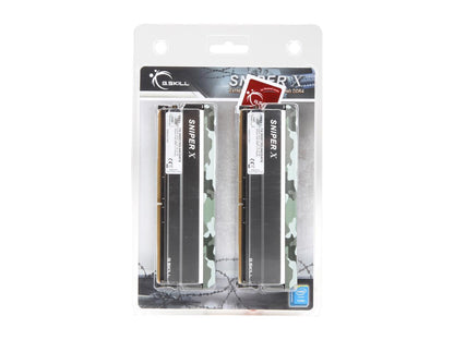 G.SKILL Sniper X Series 64GB (4 x 16GB) 288-Pin DDR4 SDRAM DDR4 3000 (PC4 24000) Intel X299 / X99 / Z370 / Z270 / Z170 Platform Desktop Memory Model F4-3000C16Q-64GSXFB