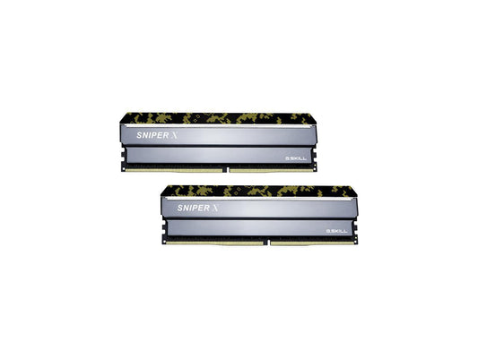 G.SKILL Sniper X Series 32GB (2 x 16GB) 288-Pin DDR4 SDRAM DDR4 3200 (PC4 25600) Desktop Memory Model F4-3200C16D-32GSXKB