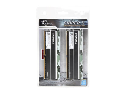 G.SKILL Sniper X Series 32GB (4 x 8GB) 288-Pin PC RAM DDR4 3200 (PC4 25600) Intel X299 / X99 / Z370 / Z270 / Z170 Desktop Memory Model F4-3200C16Q-32GSXFB