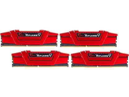 G.SKILL Ripjaws V Series 32GB (4 x 8GB) 288-Pin DDR4 SDRAM DDR4 2666 (PC4 21300) Desktop Memory Model F4-2666C19Q-32GVR