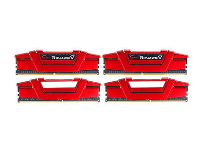 G.SKILL Ripjaws V Series 32GB (4 x 8GB) 288-Pin DDR4 SDRAM DDR4 2666 (PC4 21300) Desktop Memory Model F4-2666C19Q-32GVR