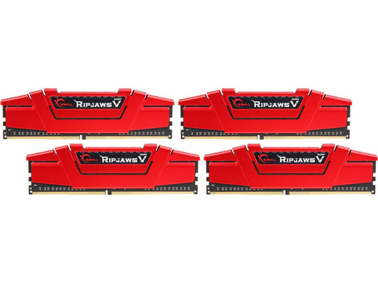 G.SKILL Ripjaws V Series 32GB (4 x 8GB) 288-Pin DDR4 SDRAM DDR4 3600 (PC4 28800) Desktop Memory Model F4-3600C19Q-32GVRB