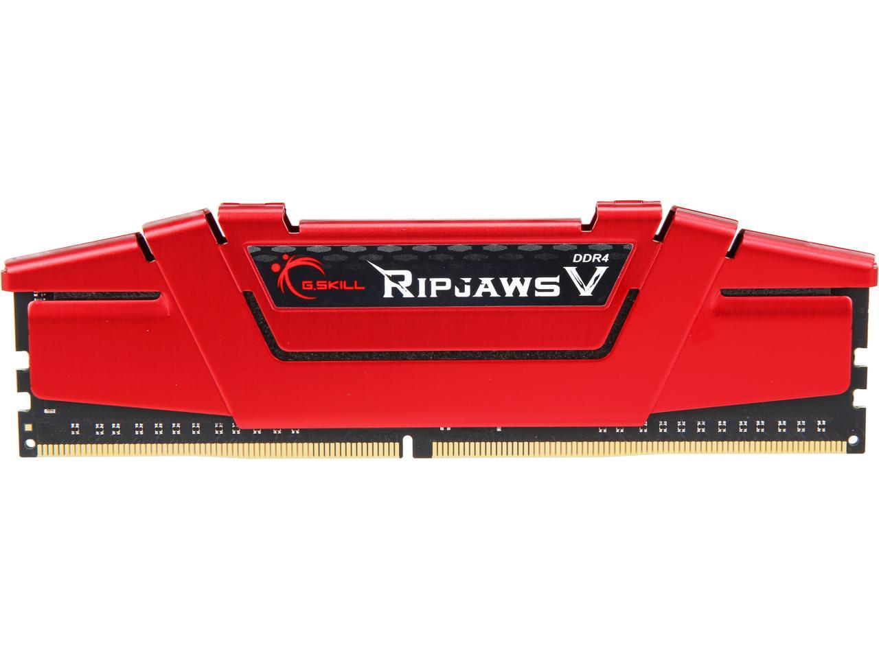 G.SKILL Ripjaws V Series 8GB 288-Pin DDR4 SDRAM DDR4 3600 (PC4 28800) Desktop Memory Model F4-3600C19S-8GVRB