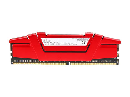 G.SKILL Ripjaws V Series 8GB 288-Pin DDR4 SDRAM DDR4 3600 (PC4 28800) Desktop Memory Model F4-3600C19S-8GVRB