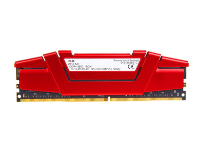 G.SKILL Ripjaws V Series 16GB 288-Pin DDR4 SDRAM DDR4 3600 (PC4 28800) Desktop Memory Model F4-3600C19S-16GVRB
