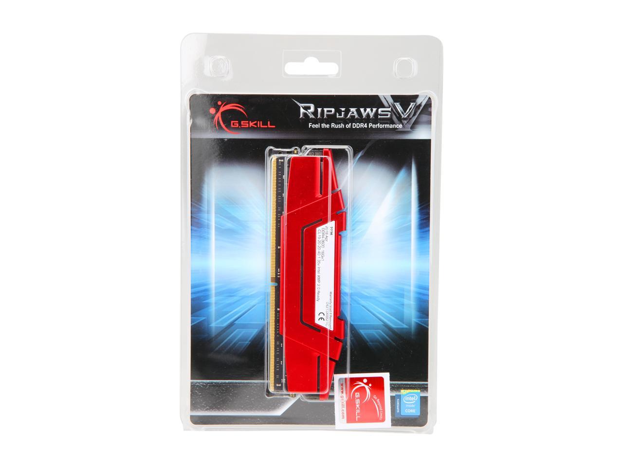 G.SKILL Ripjaws V Series 16GB 288-Pin DDR4 SDRAM DDR4 3600 (PC4 28800) Desktop Memory Model F4-3600C19S-16GVRB