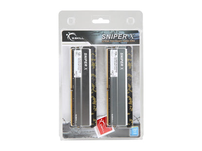 G.SKILL Sniper X Series 64GB (4 x 16GB) 288-Pin DDR4 SDRAM DDR4 3600 (PC4 28800) Desktop Memory Model F4-3600C19Q-64GSXKB