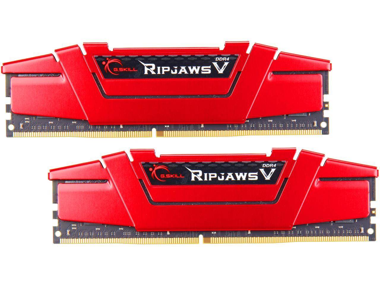 G.SKILL Ripjaws V Series 32GB (2 x 16GB) 288-Pin DDR4 SDRAM DDR4 3600 (PC4 28800) Intel XMP 2.0 Desktop Memory Model F4-3600C19D-32GVRB