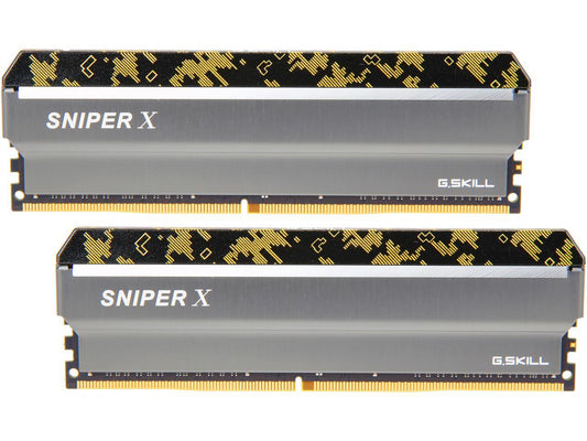G.SKILL Sniper X Series 32GB (2 x 16GB) 288-Pin DDR4 SDRAM DDR4 3600 (PC4 28800) Desktop Memory Model F4-3600C19D-32GSXKB
