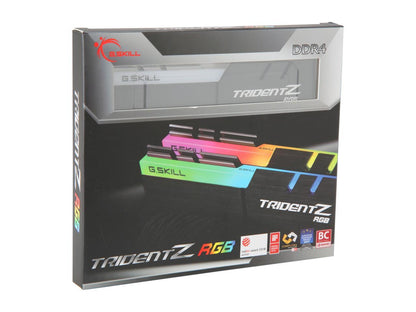 G.SKILL Trident Z RGB (For AMD) 32GB (2 x 16GB) 288-Pin DDR4 SDRAM DDR4 3200 (PC4 25600) Intel XMP 2.0 Desktop Memory Model F4-3200C16D-32GTZRX