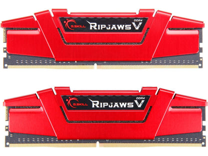 G.SKILL Ripjaws V Series 16GB (2 x 8GB) 288-Pin DDR4 SDRAM DDR4 3000 (PC4 24000) Desktop Memory Model F4-3000C16D-16GVRB