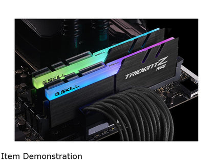 G.SKILL TridentZ RGB Series 16GB (2 x 8GB) 288-Pin DDR4 SDRAM DDR4 4600 (PC4 36800) Desktop Memory Model F4-4600C18D-16GTZR