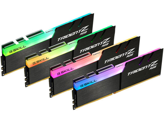 G.SKILL TridentZ RGB Series 32GB (4 x 8GB) 288-Pin DDR4 SDRAM DDR4 3600 (PC4 28800) Intel XMP 2.0 Desktop Memory Model F4-3600C19Q-32GTZRB