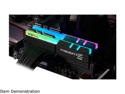 G.SKILL TridentZ RGB Series 16GB (2 x 8GB) 288-Pin DDR4 SDRAM DDR4 3600 (PC4 28800) Desktop Memory Model F4-3600C19D-16GTZRB