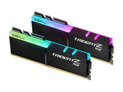 G.SKILL TridentZ RGB Series 16GB (2 x 8GB) 288-Pin DDR4 SDRAM DDR4 3600 (PC4 28800) Desktop Memory Model F4-3600C19D-16GTZRB