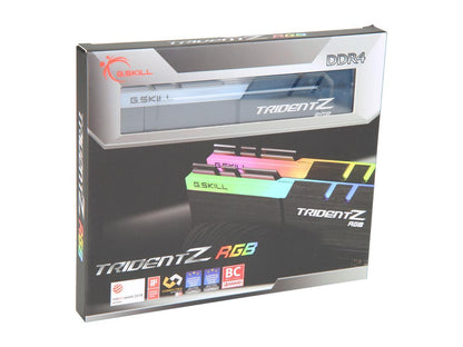 G.SKILL TridentZ RGB Series 16GB (2 x 8GB) 288-Pin DDR4 SDRAM DDR4 3600 (PC4 28800) Desktop Memory Model F4-3600C19D-16GTZRB