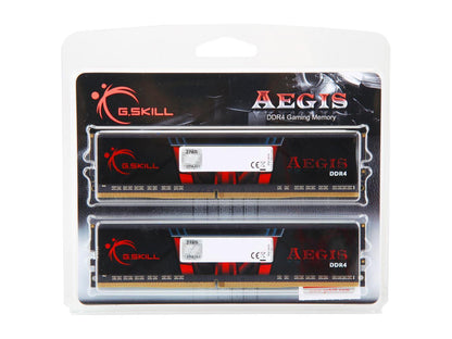 G.SKILL Aegis 32GB (2 x 16GB) 288-Pin DDR4 SDRAM DDR4 2666 (PC4 21300) Desktop Memory Model F4-2666C19D-32GIS