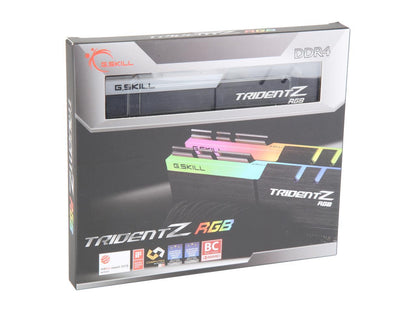 G.SKILL TridentZ RGB Series 32GB (2 x 16GB) 288-Pin DDR4 SDRAM DDR4 4000 (PC4 32000) Intel XMP 2.0 Desktop Memory Model F4-4000C19D-32GTZR
