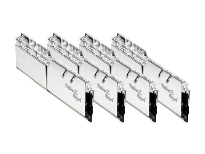 G.SKILL Trident Z Royal Series 32GB (4 x 8GB) 288-Pin RGB DDR4 SDRAM DDR4 3200 (PC4 25600) Desktop Memory Model F4-3200C16Q-32GTRS