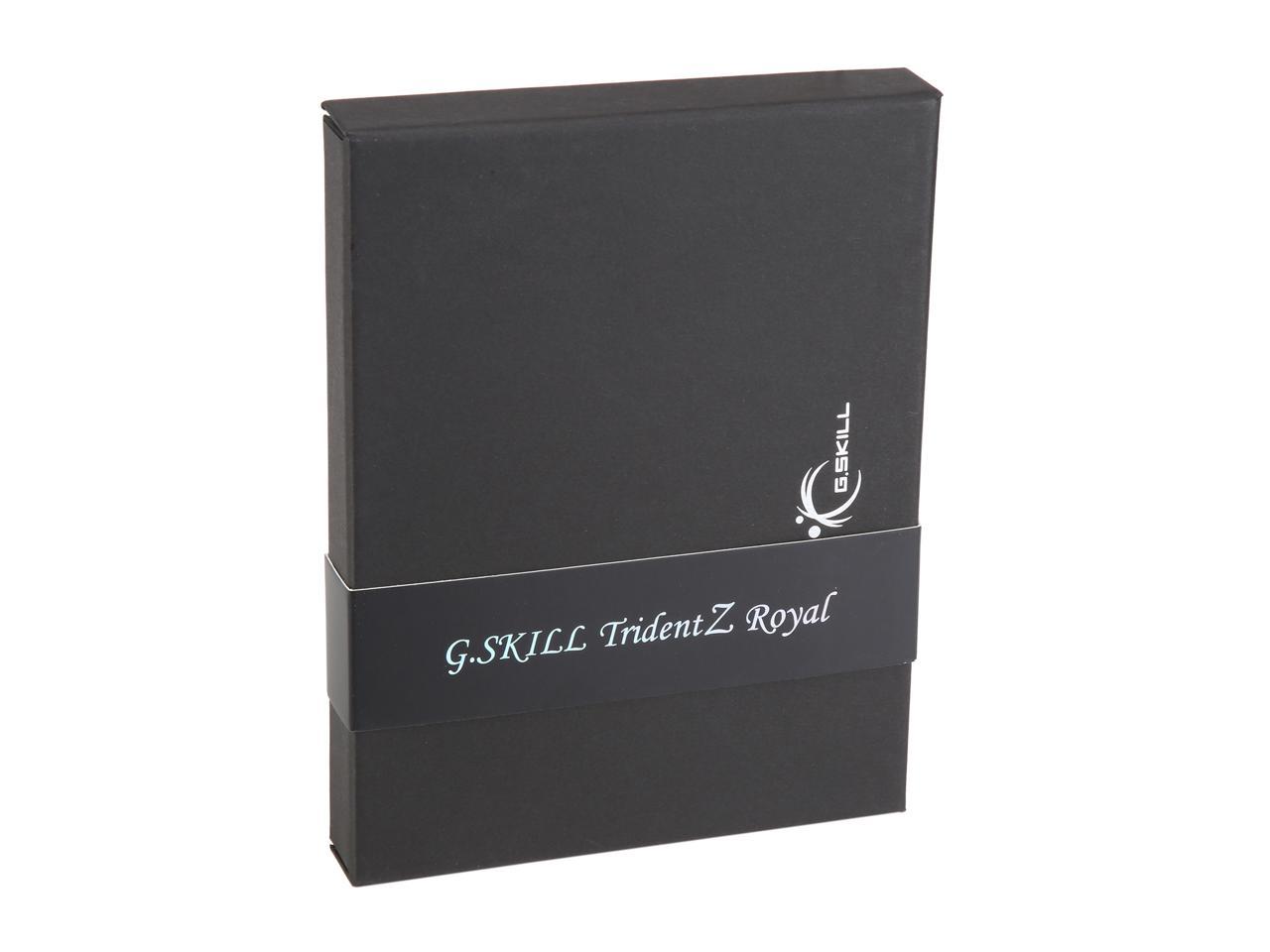 G.SKILL Trident Z Royal Series 16GB (2 x 8GB) 288-Pin DDR4 SDRAM DDR4 3600 (PC4 28800) Desktop Memory Model F4-3600C18D-16GTRS