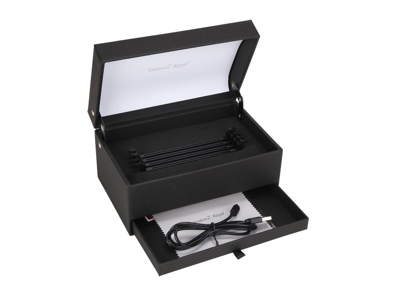 G.SKILL Trident Z Royal Series 32GB (4 x 8GB) 288-Pin DDR4 SDRAM DDR4 3000 (PC4 24000) Desktop Memory - Collector Edition Model F4-3000C16Q-32GTRSU