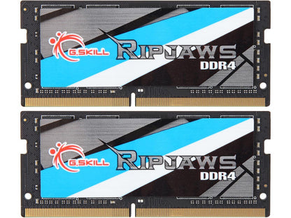 G.SKILL Ripjaws Series 32GB (2 x 16GB) 260-Pin DDR4 SO-DIMM DDR4 2666 (PC4 21300) Laptop Memory Model F4-2666C19D-32GRS