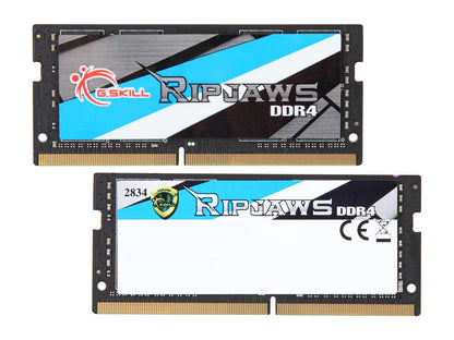G.SKILL Ripjaws Series 32GB (2 x 16GB) 260-Pin DDR4 SO-DIMM DDR4 2666 (PC4 21300) Laptop Memory Model F4-2666C19D-32GRS